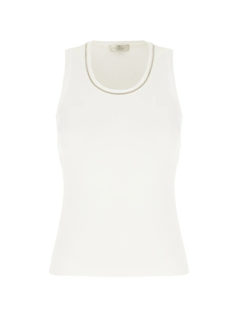 embellished ribbed top