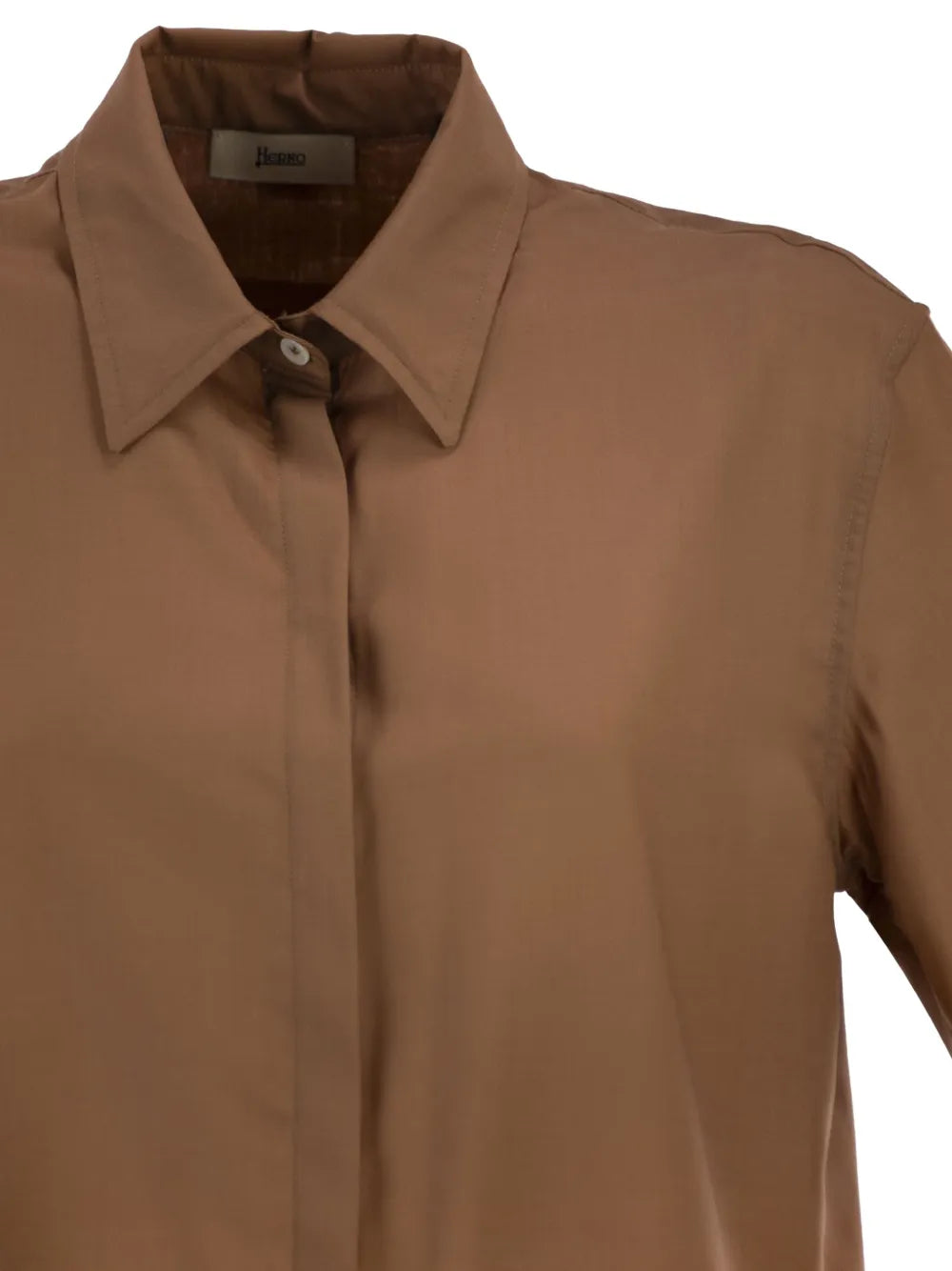 short-sleeve classic collar shirt