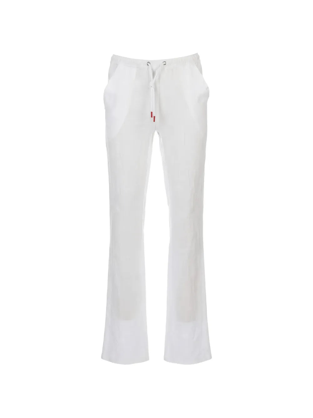 drawstring-waistband trousers