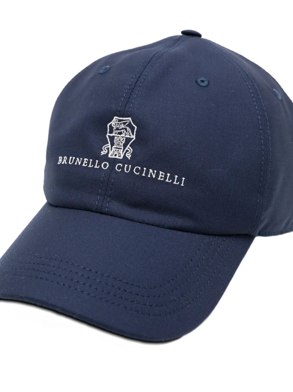 logo-embroidered baseball cap