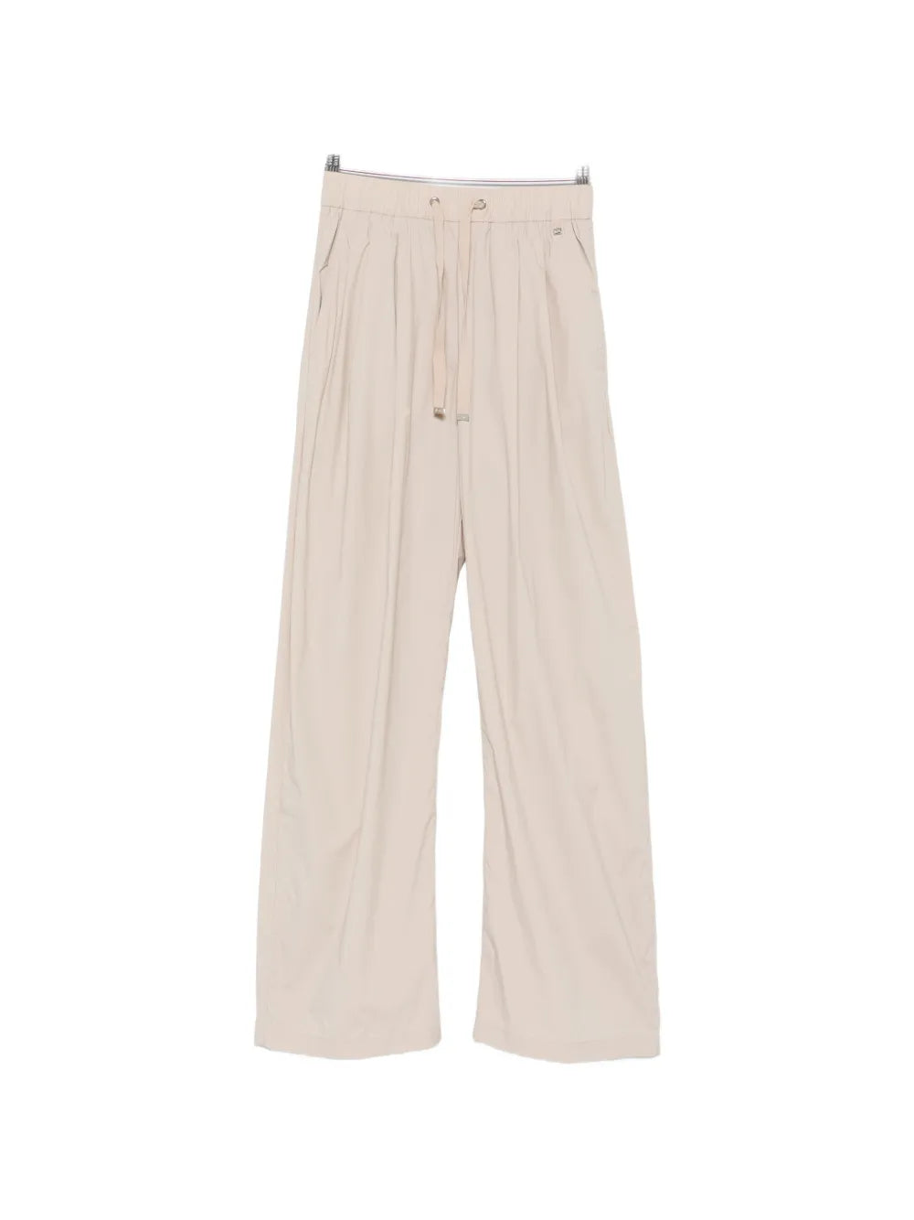 drawstring elasticated-waist trousers