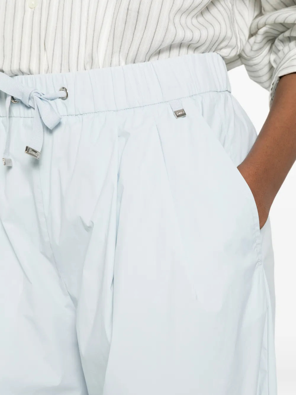 drawstring-waist track pants
