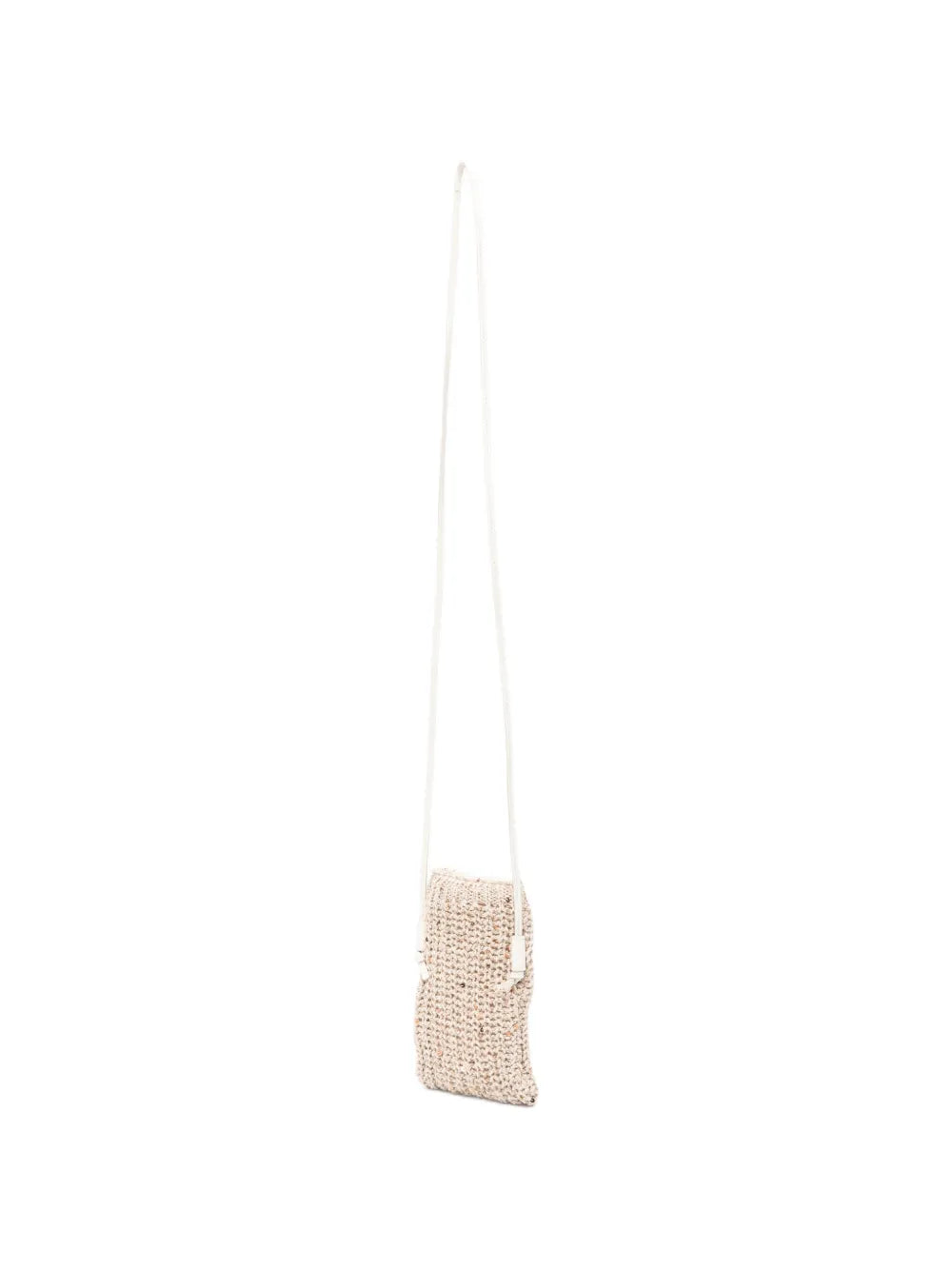 sequin-embellished cross body bag