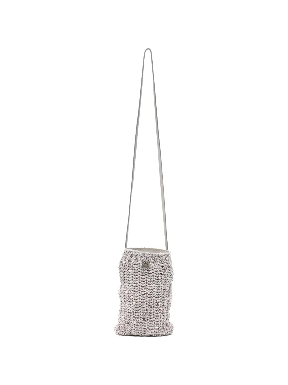 sequin-embellished cross body bag