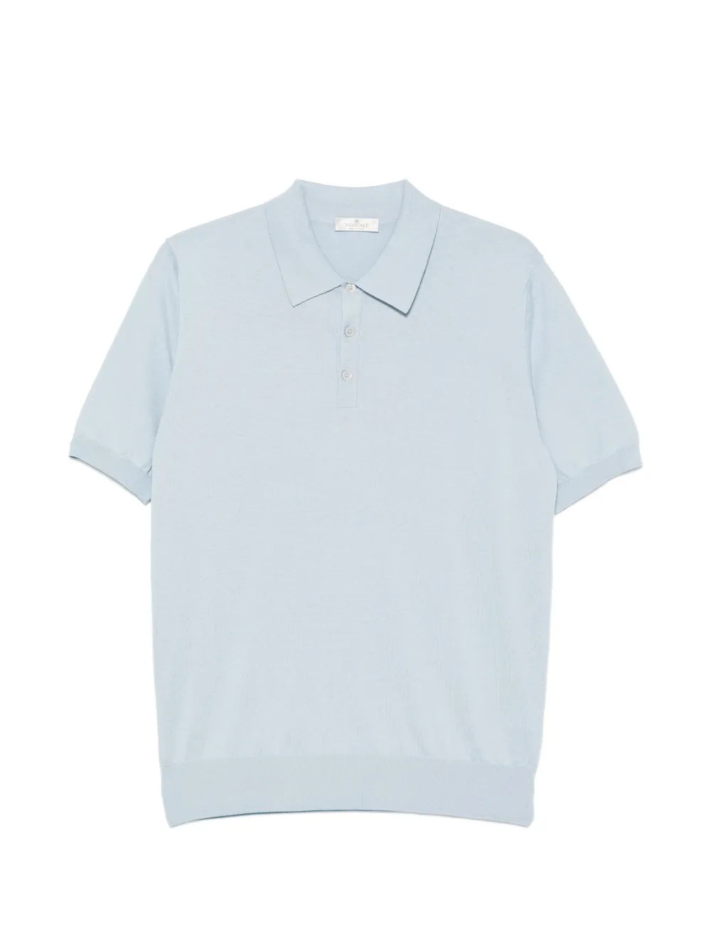 short-sleeve buttoned polo shirt
