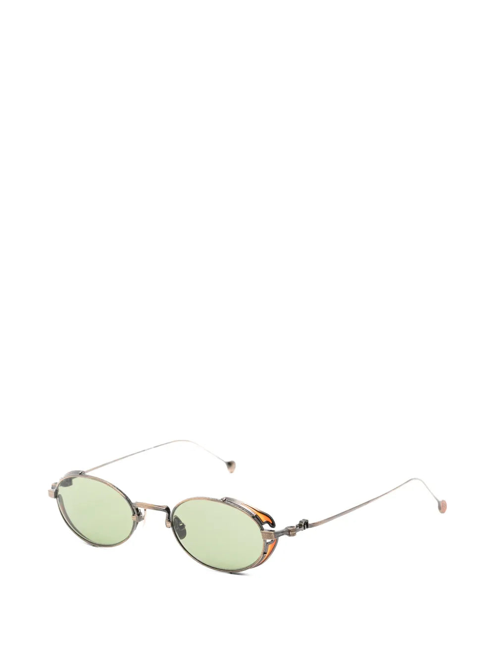 oval-frame sunglasses