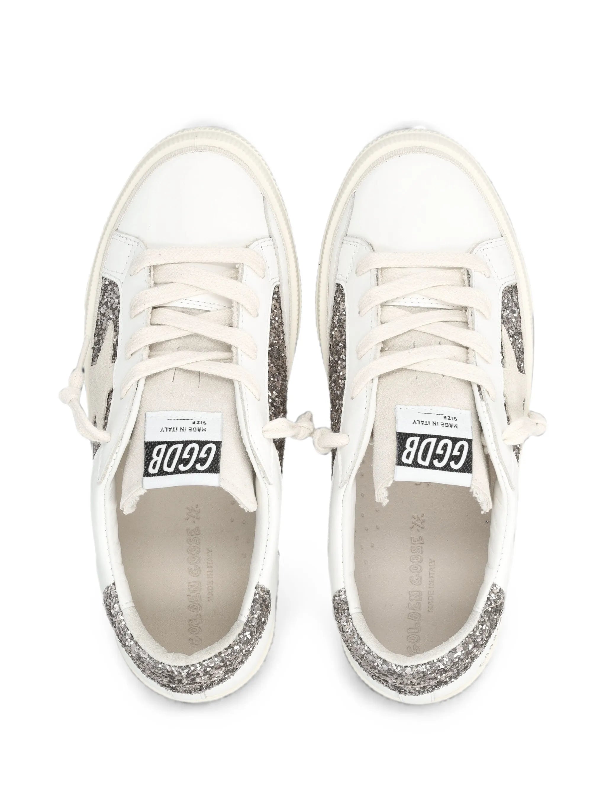 glitter-panelled May sneakers
