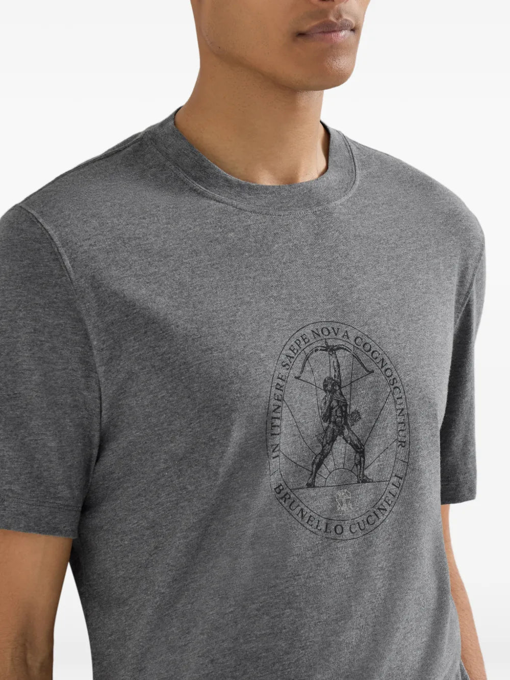 crew-neck T-shirt