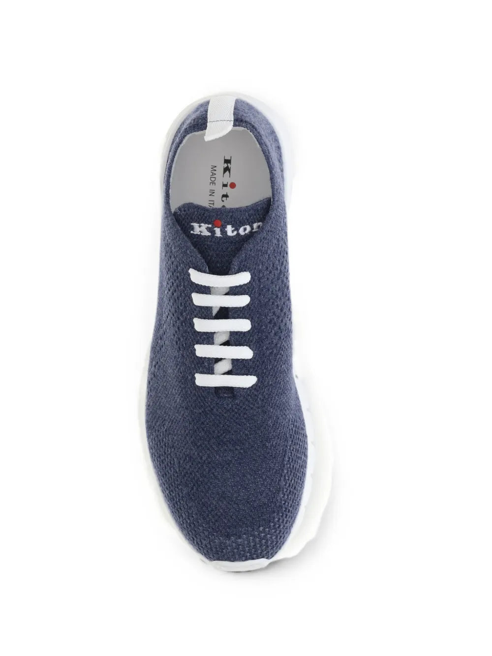 lace-up knitted sneakers