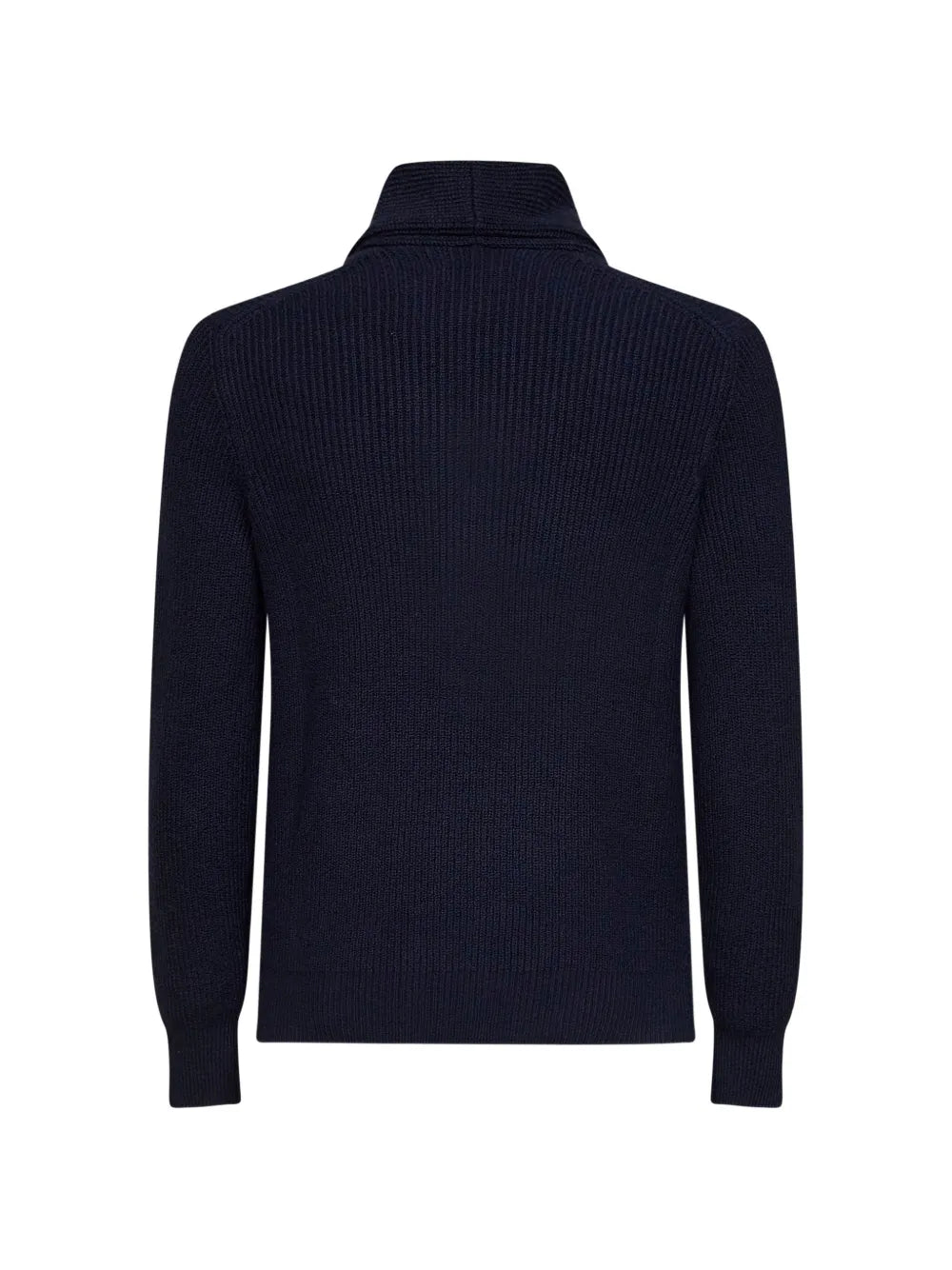 Solomeo crest shawl-collar cardigan