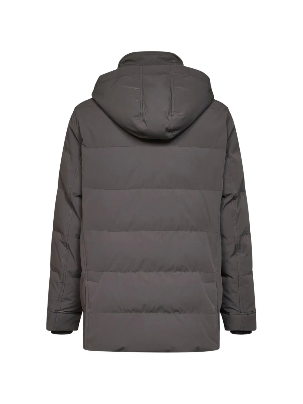 hooded padded jacket