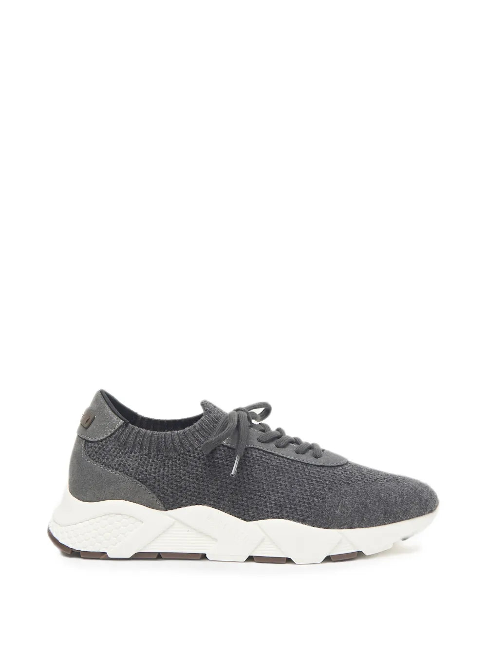 lace-up panelled sneakers