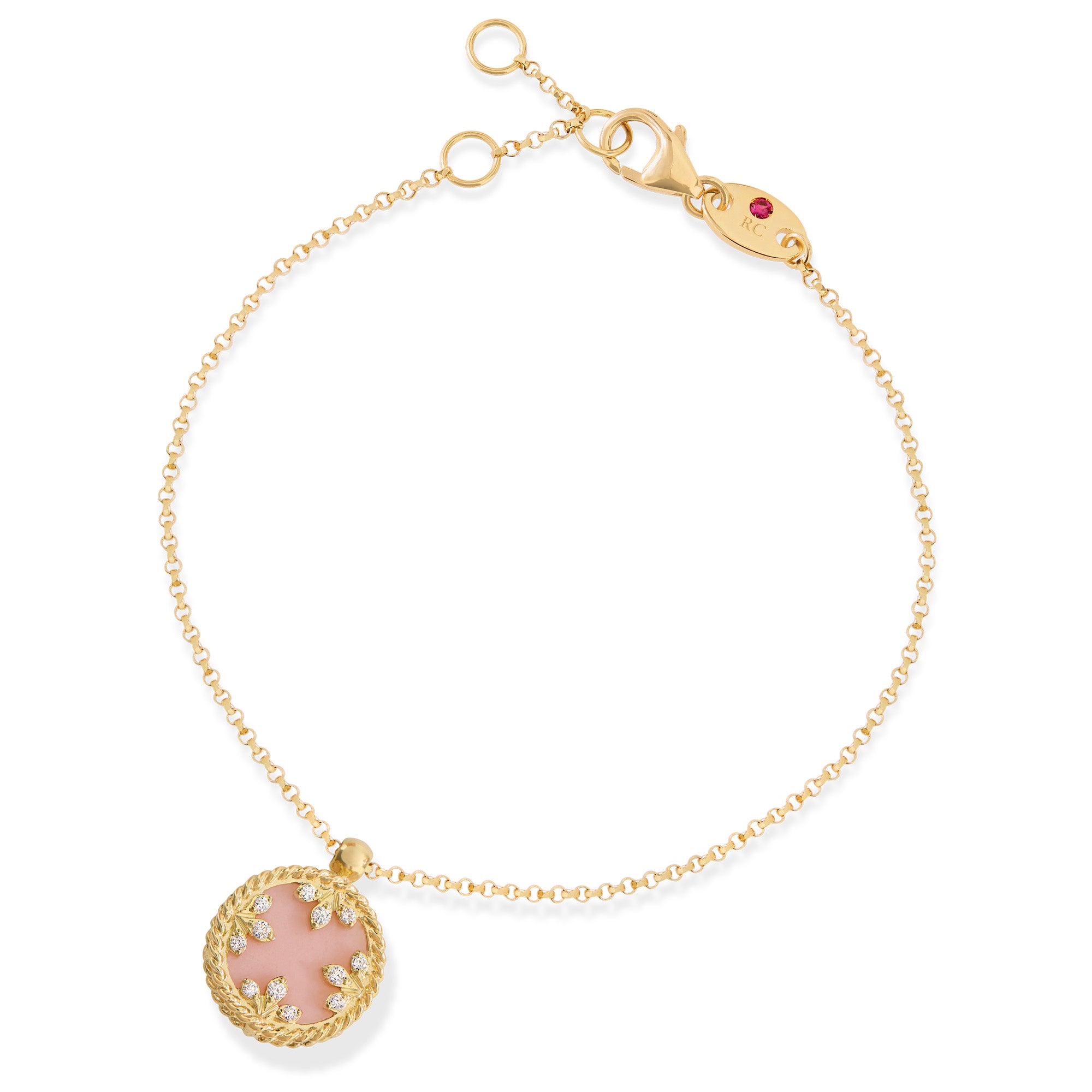 18kt yellow gold diamonds bracelet