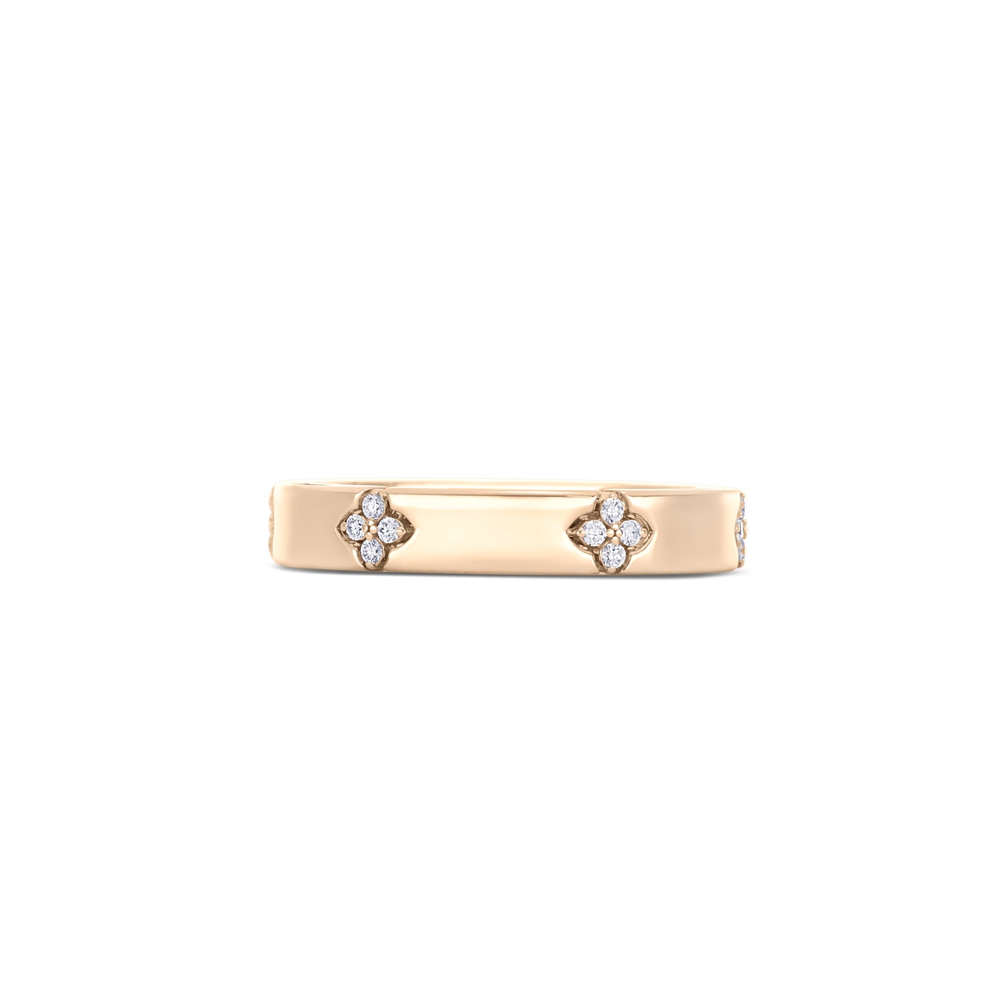 18kr rose gold diamonds ring