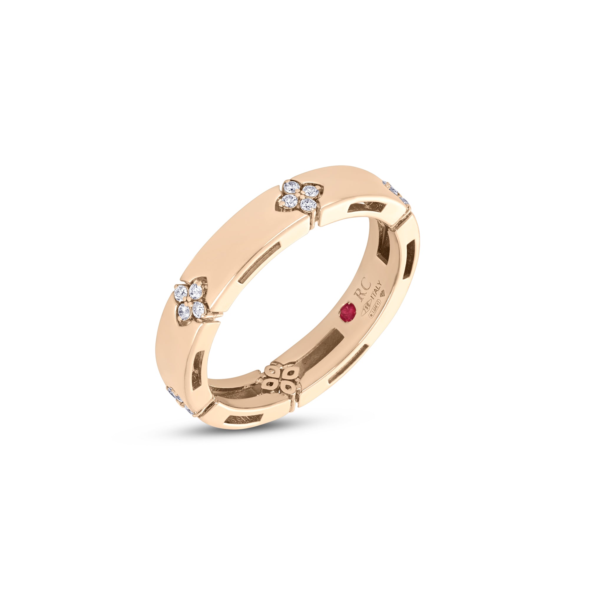 18kr rose gold diamonds ring