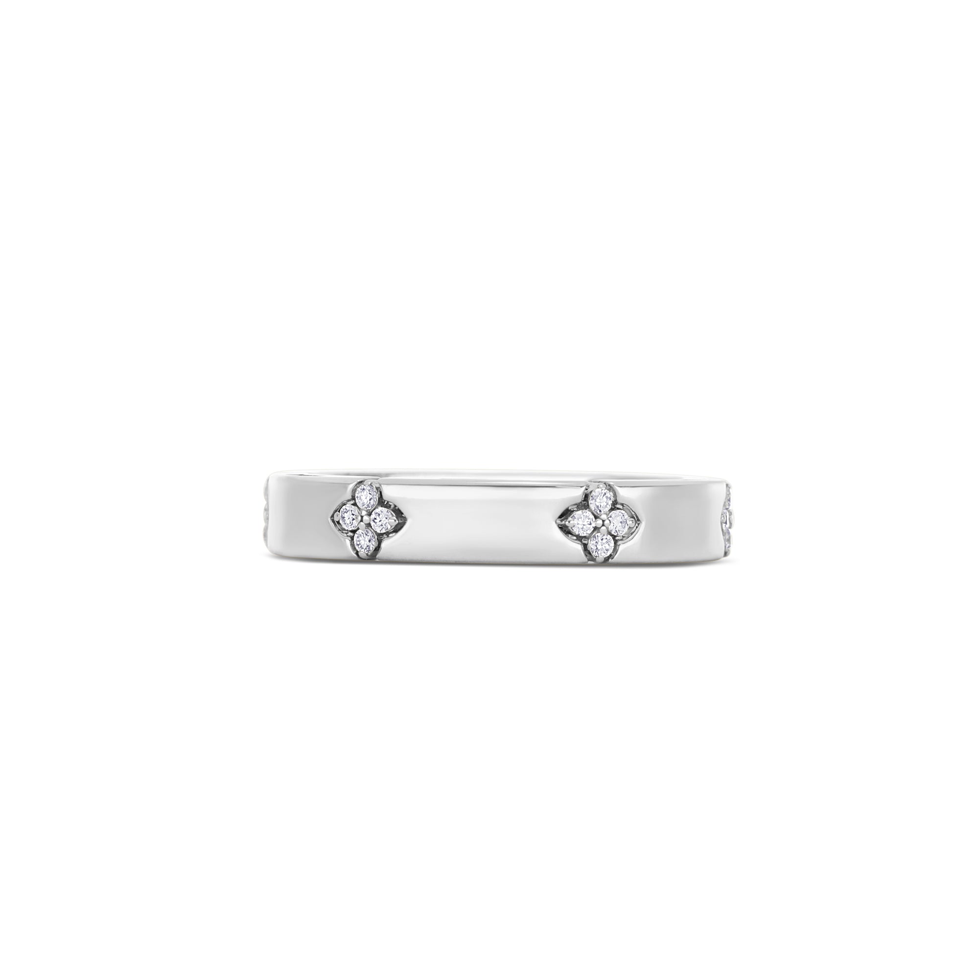 18kr white  gold diamonds ring