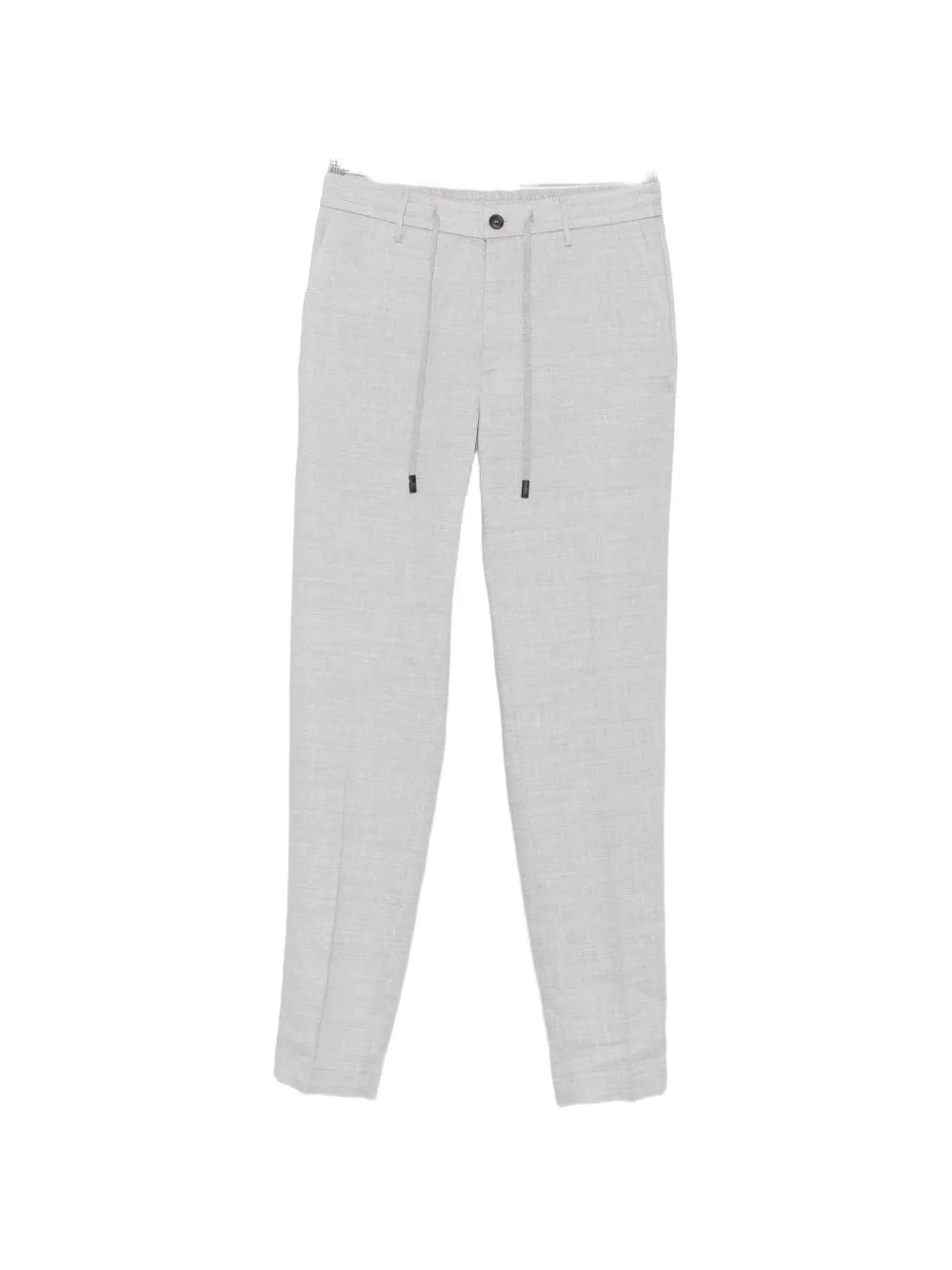 drawstring-waistband tailored trousers