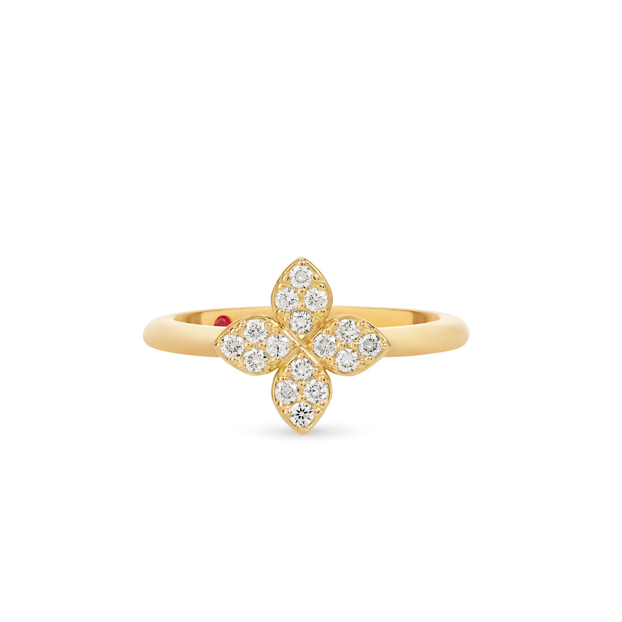 18kt yellow gold diamonds ring