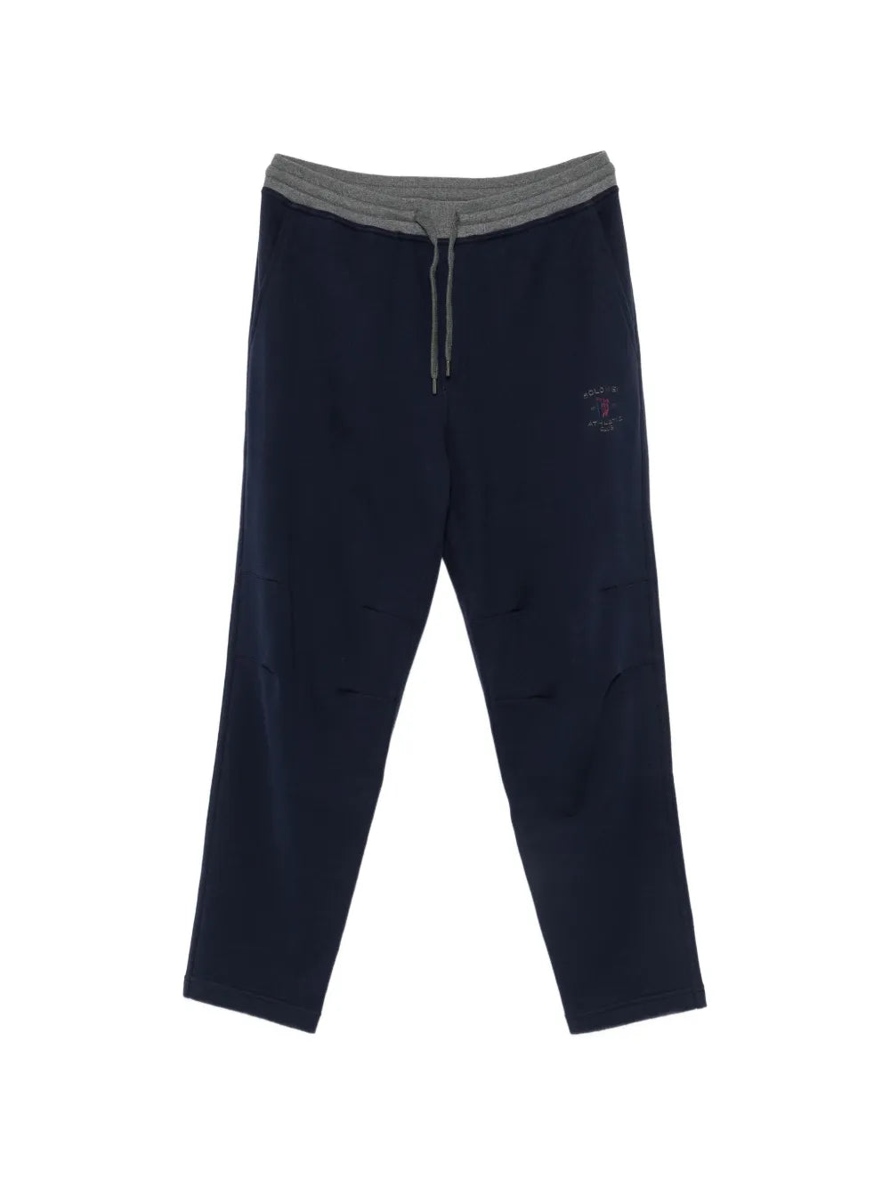 logo-embroidered drawstring track pants