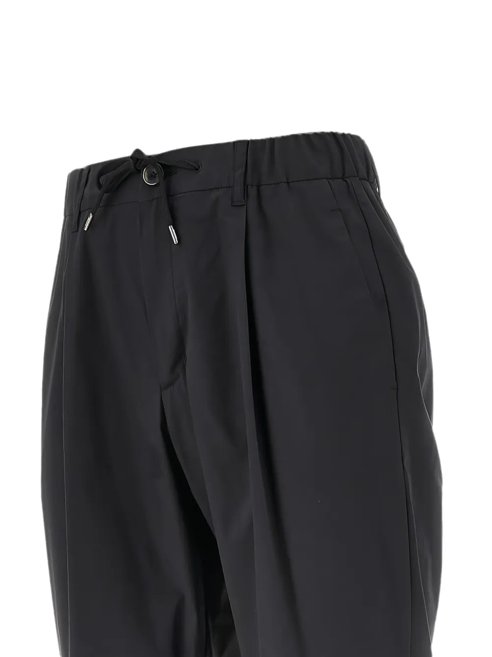 pleated drawstring trousers