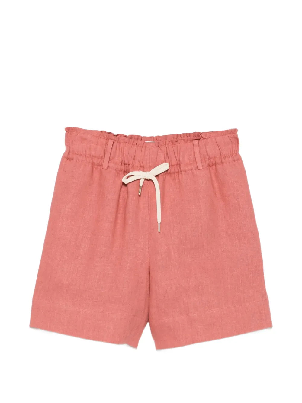 elasticated-waist shorts