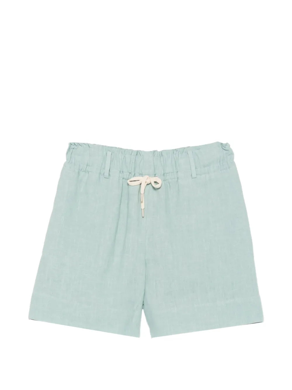elasticated-waist shorts
