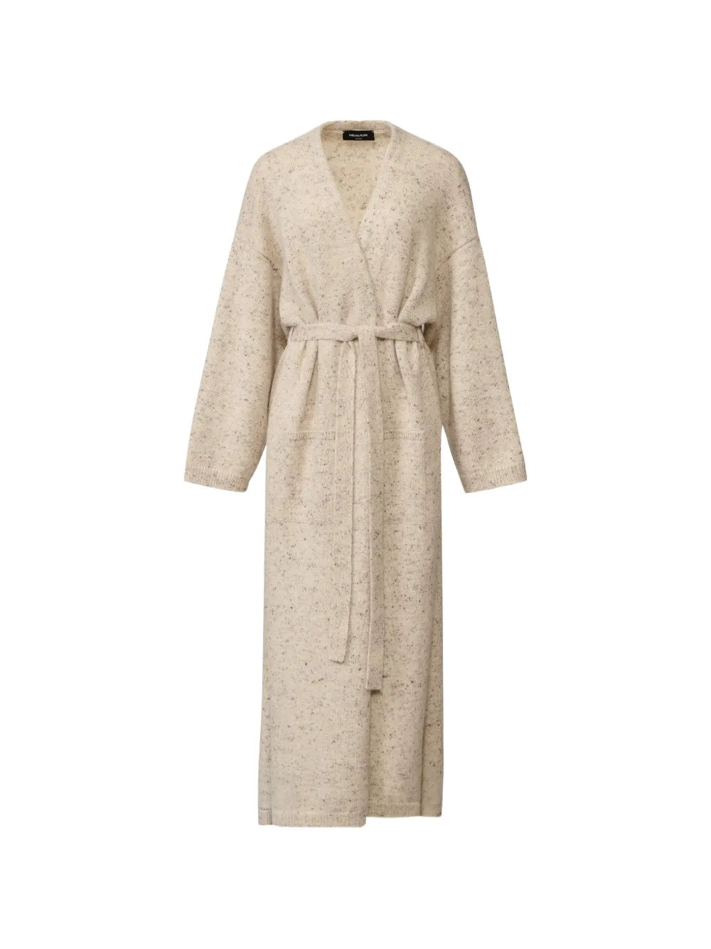 Donegal belted V-neck cardigan