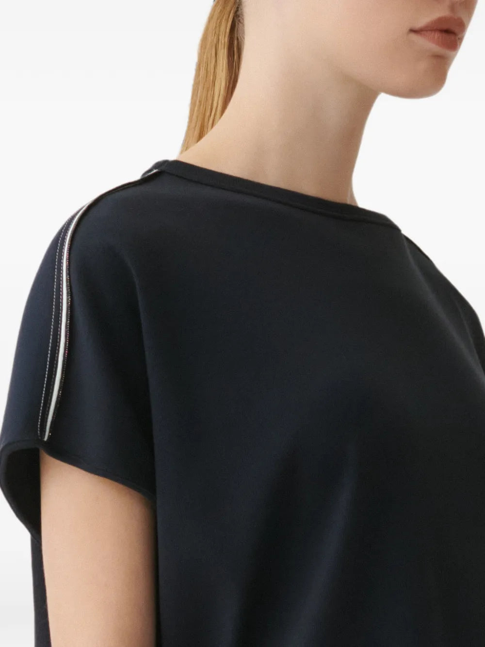 stripe-detail short-sleeve T-shirt
