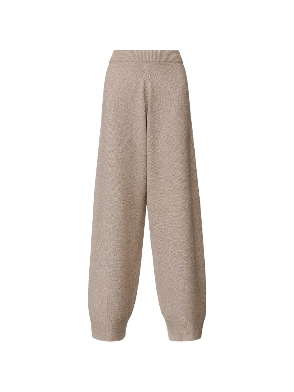 knitted wide-leg trousers