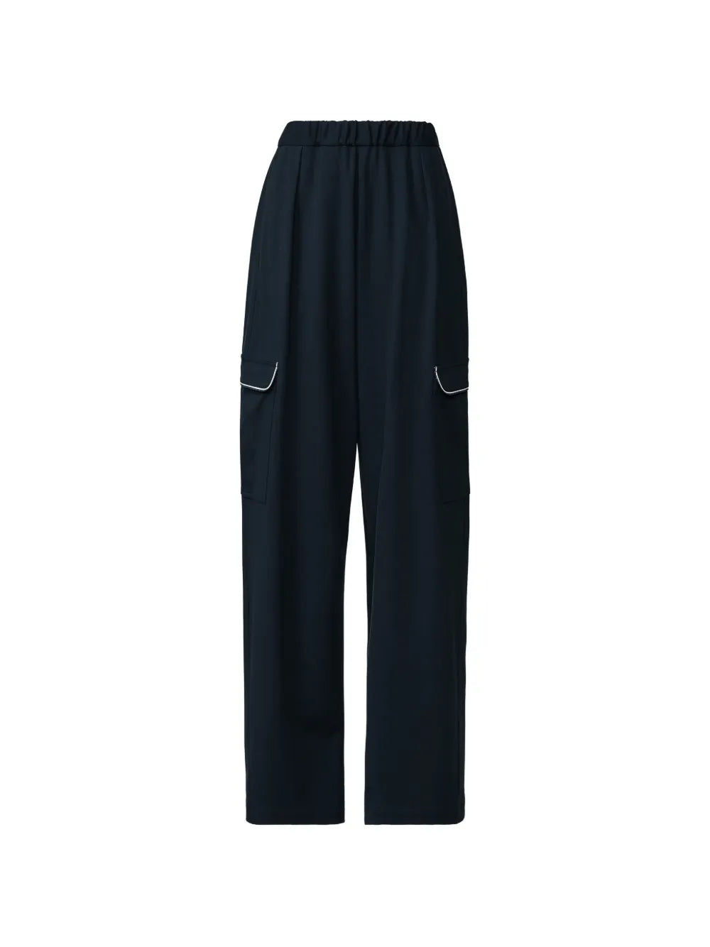 piped-trim cargo pants