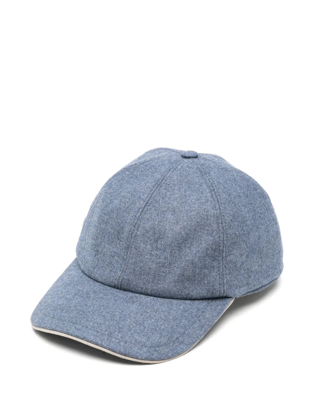 panelled curved-peak baseball cap