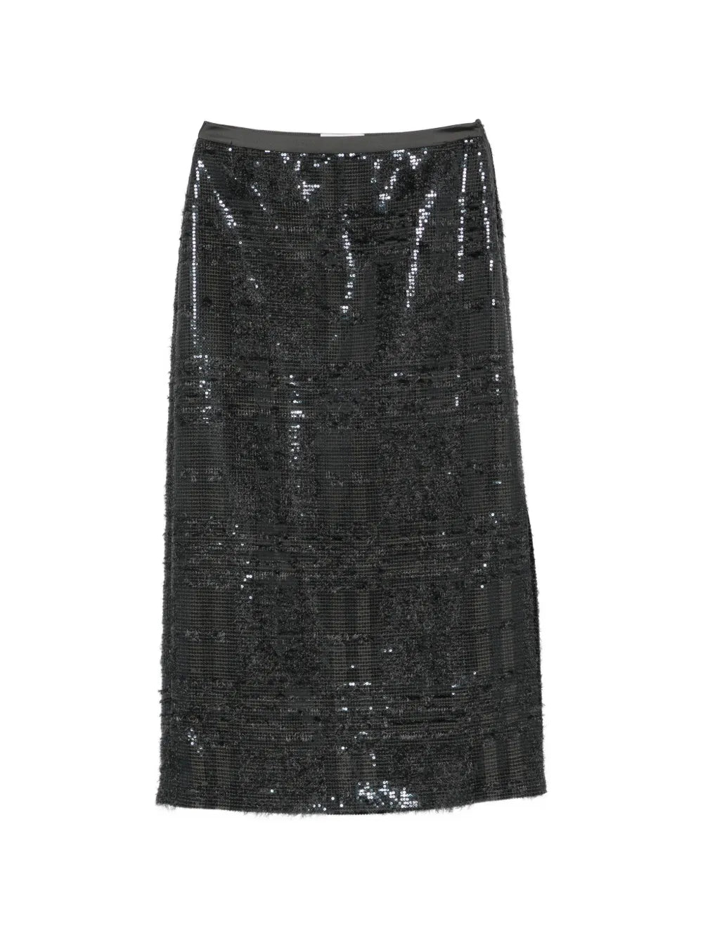 sequin-embellished midi skirt