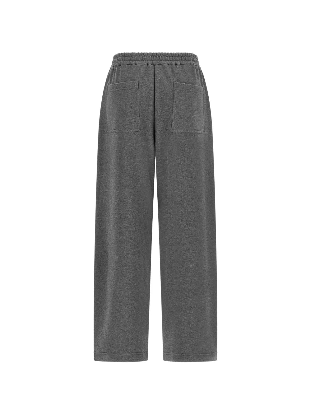 wide-leg patch-pocket trousers