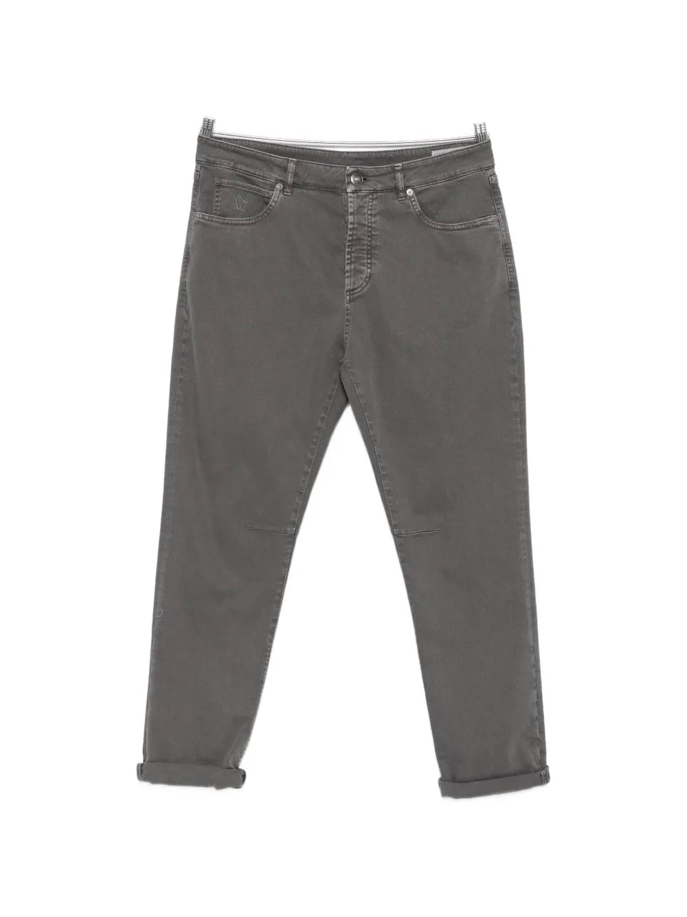 straight-leg five-pocket jeans