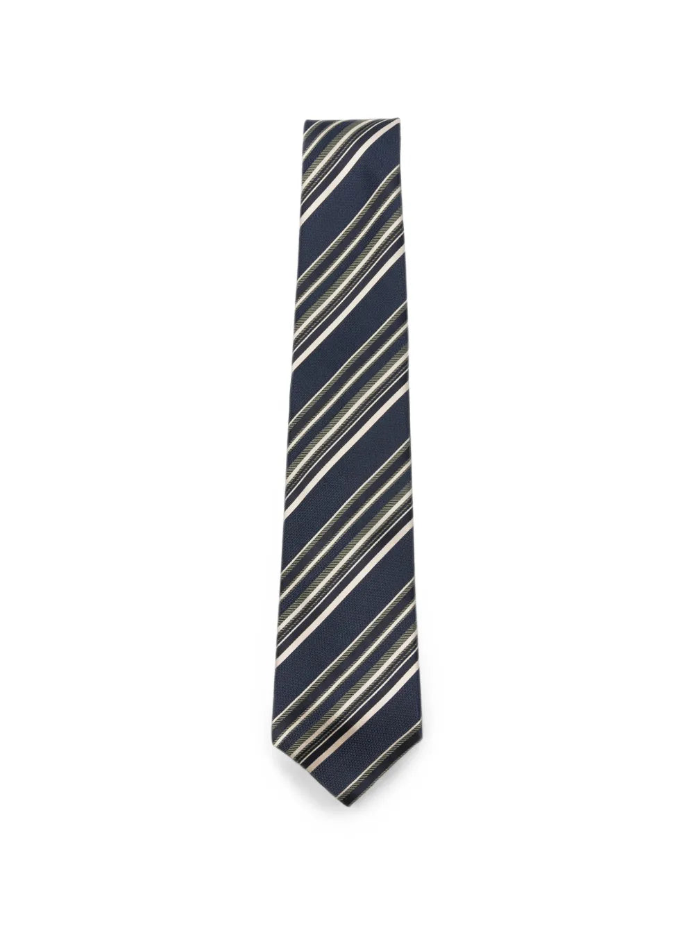 diagonal-stripe tie