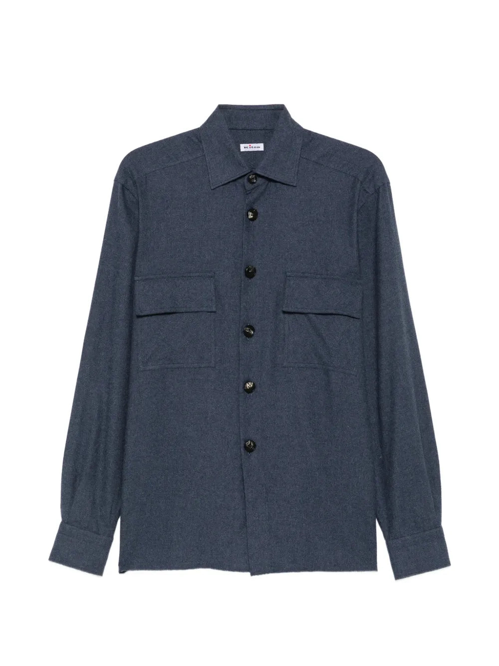 button-down flap-pocket shirt