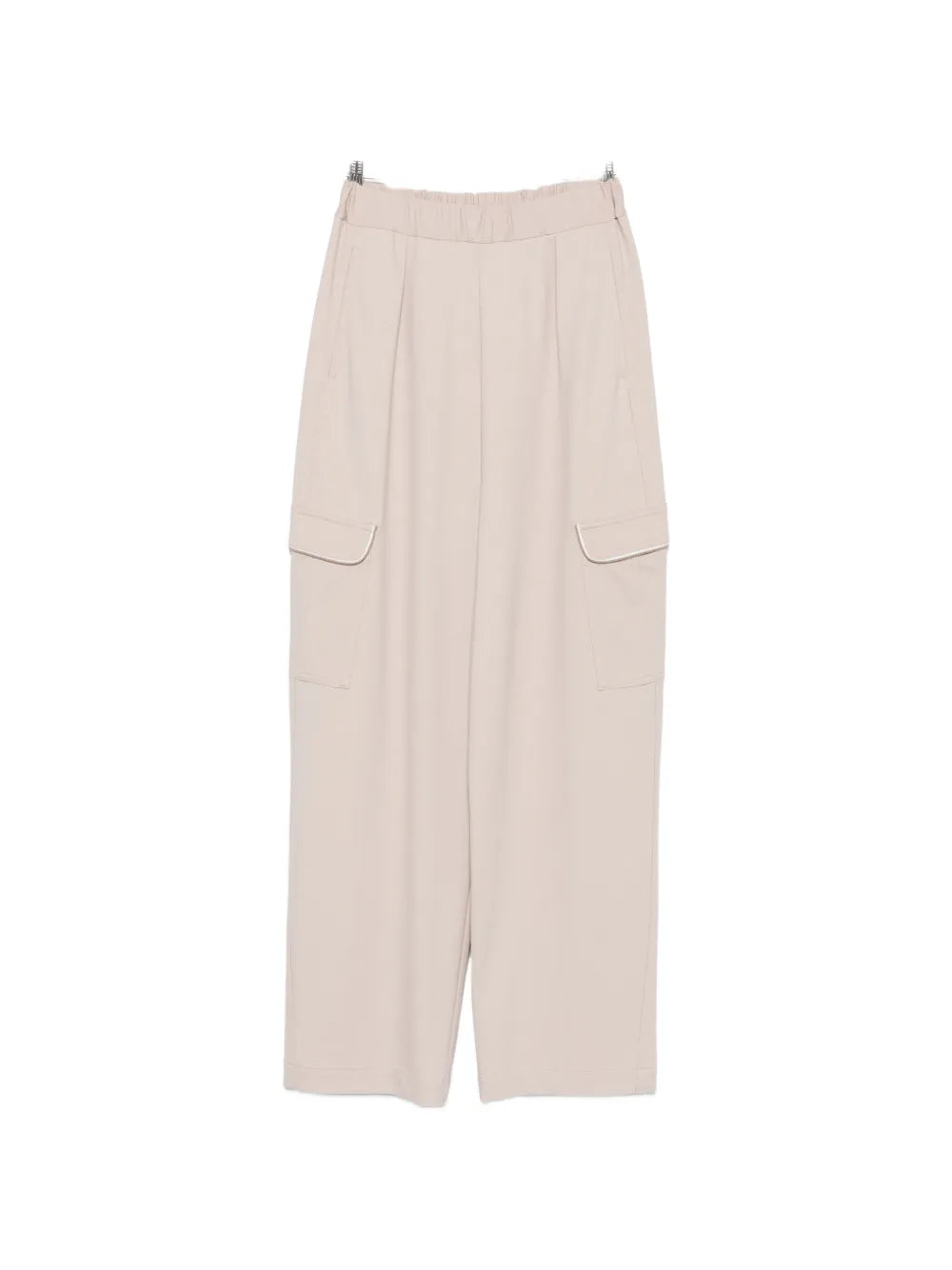 pleated-detail cargo pants