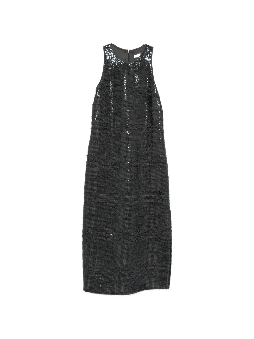 sequin-embellished midi dress