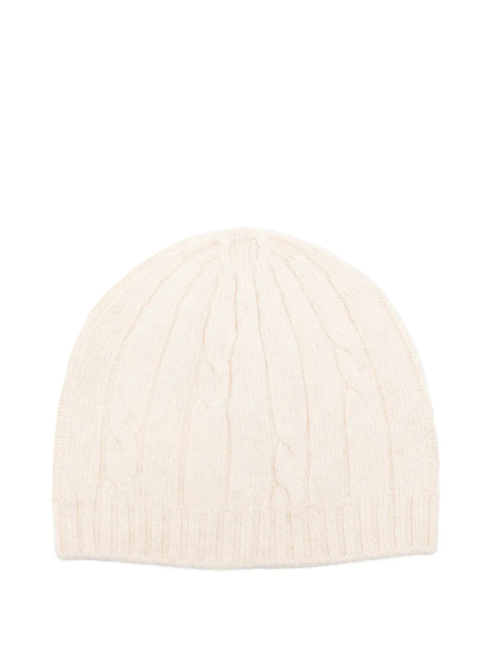 cable-knit beanie hat