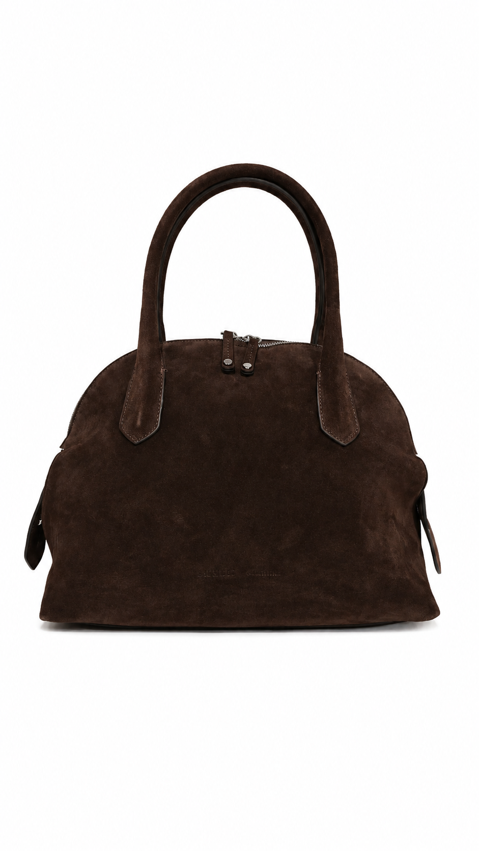 suede two-way-zip tote bag