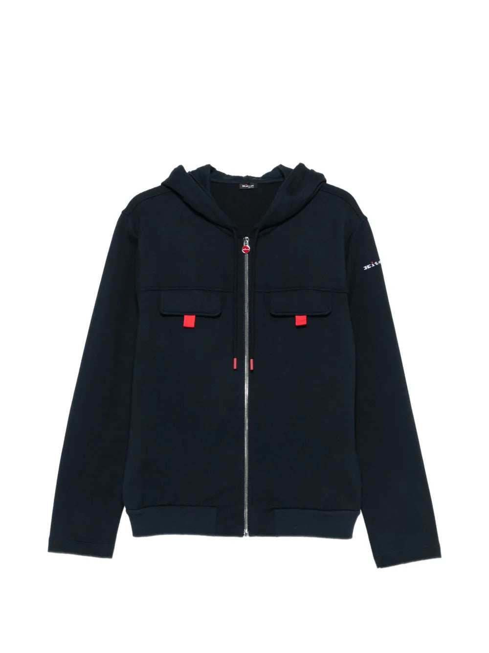 hooded zip-up jumpsuit