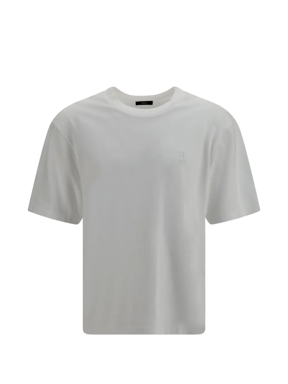 logo-embroidered cotton T-shirt