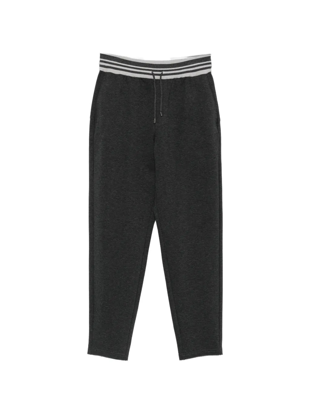 striped drawstring track pants