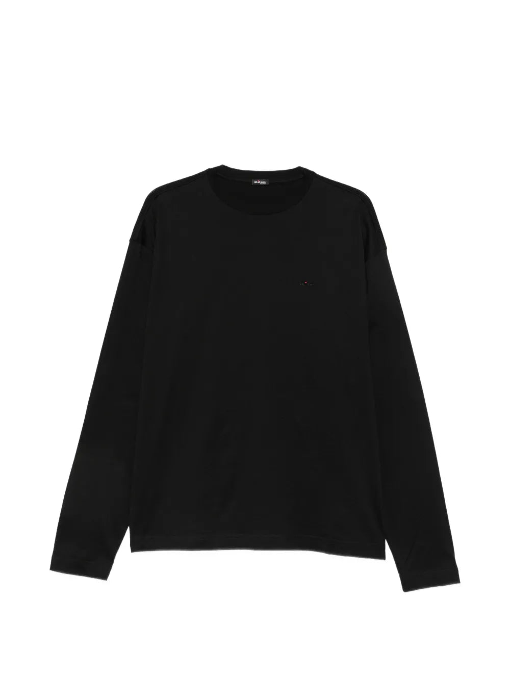 camiseta de manga larga con logo bordado