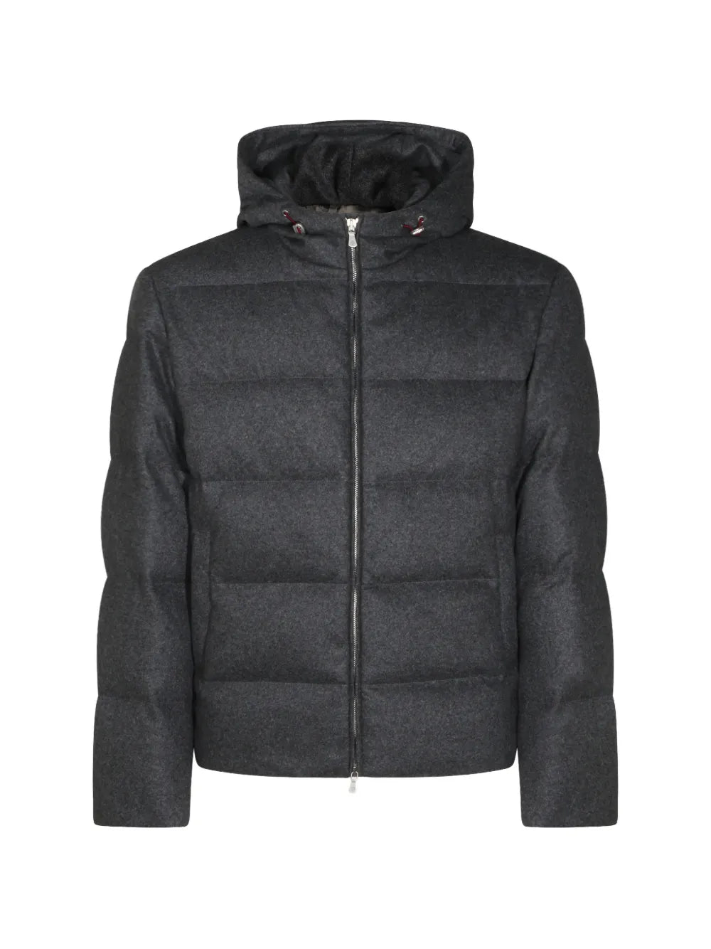 padded hooded coat