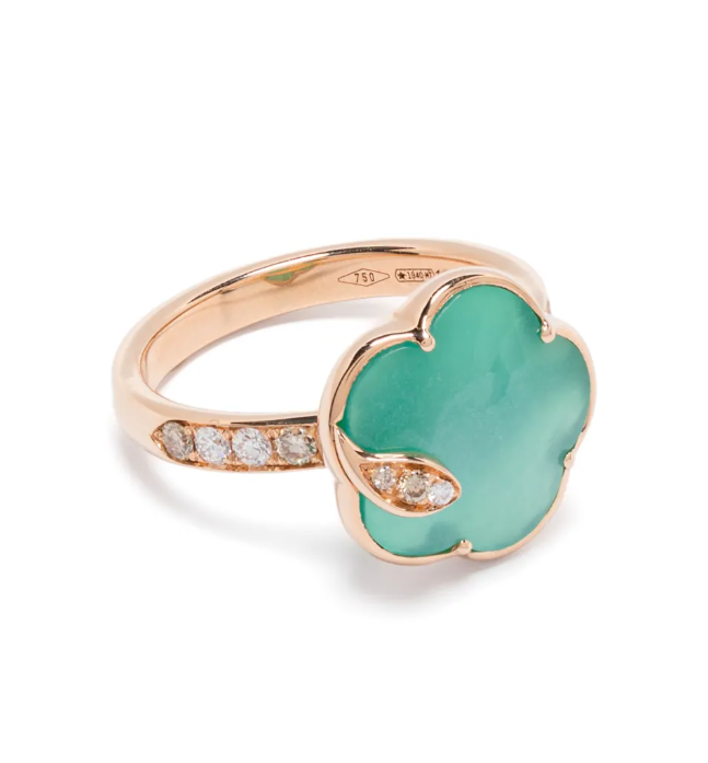 18K rose gold Petit Joli Lunaire diamond ring
