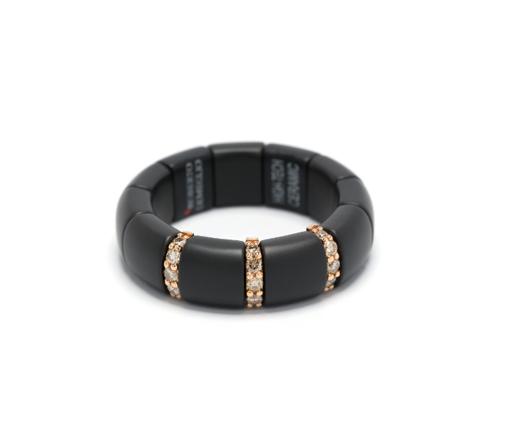 18kt rose gold diamond ring