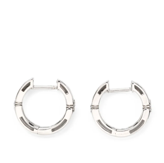 18kt white gold diamonds earrings