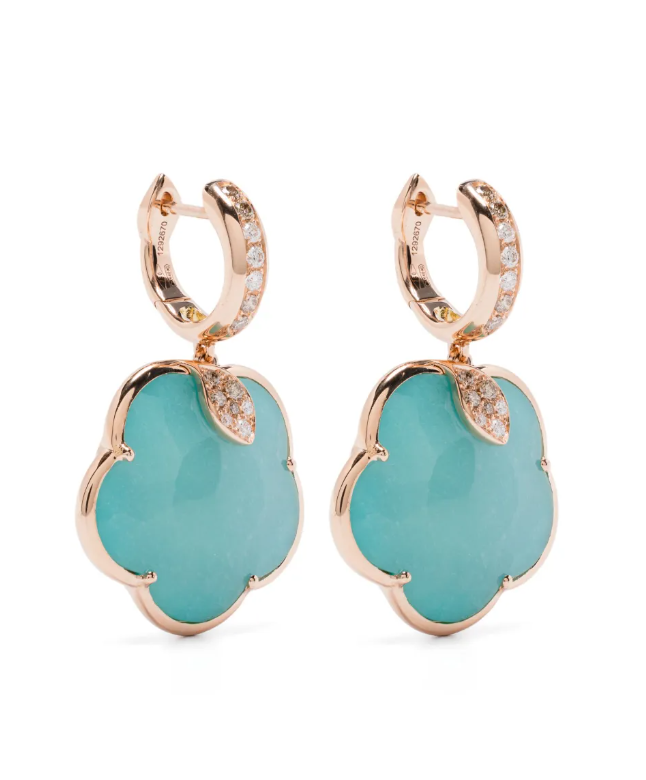 18K rose gold Ton Joli diamond earrings