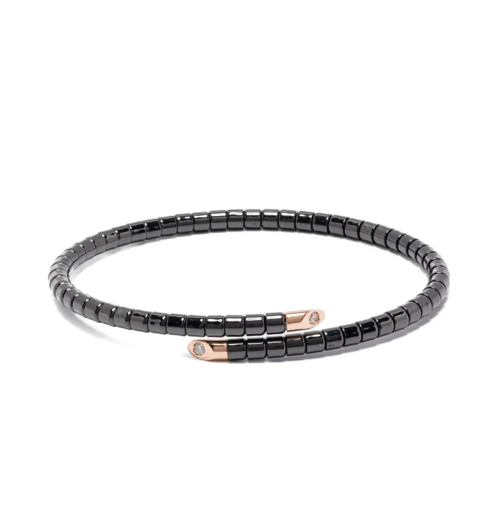 Pulsera de oro rosa de 18K